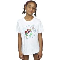 disney camiseta the little mermaid reading a book para nina