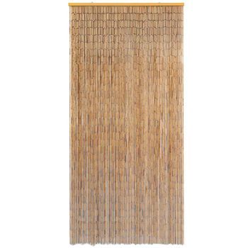 Cortina De Bambú Para Puerta Contra Insectos 100x220 Cm
