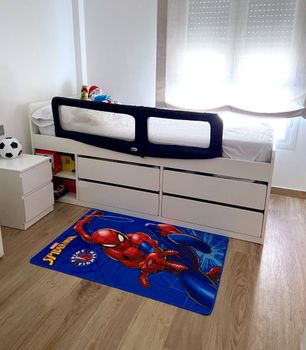 Alfombra Spiderman - Infantil - 80x120 - Base Antideslizante