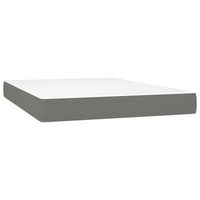 colchon matrimonial  colchon de cama  colchao de muelles ensacados tela gris oscuro 140x200x20 cm