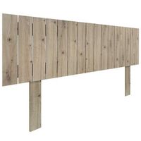 cabecero de madera reciclada dm estilo palet vertical con patas 135x115cm camas 135 - roble