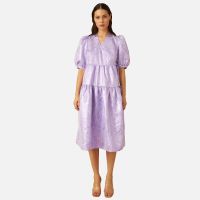 cras mikacras jacquard wrap dress - eu 36uk 8