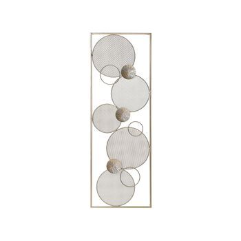 Decoración De Pared Arte De Pared De Metal Dorado Estilo Moderno Tungsten