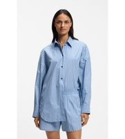 boss para mujer 50559241 camisa bostatta azul 34 casual algodon manga larga