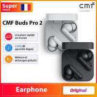 auriculares inalambricos cmf by nothing buds pro 2 con sonido hifi cancelacion de ruido hibrida activa de 50db 6 microfonos hd y efecto de audio espacial