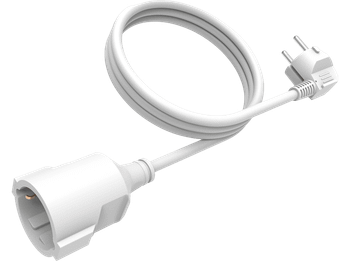Ladrón de enchufes - ISY IPX-1220-W, 2 M, 250 W, Blanco