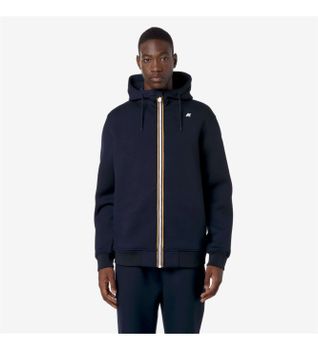 K-way para hombre. K2141DW Chaqueta Rainer Spacer marino (XL), Casual, Poliéster