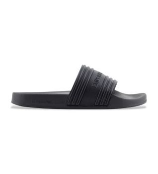 Emporio Armani para hombre. EM002246_AF16403 Chanclas Logo Tape negro (42), Plano, Ninguno, Beachwear