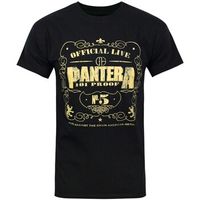 pantera camiseta 101 proof para hombre