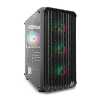 Caja PC Zolyd Vilorian Micro-ATX/Mini-ITX Vidrio templado RGB