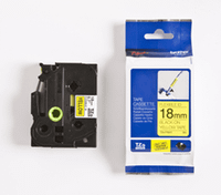 tape18mm black on yellow f p-touch