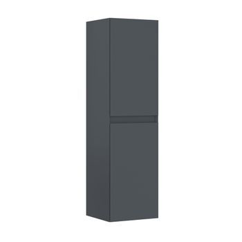 Armario De Baño  - 40 X 32 X 138 Cm - Antracita Mate
