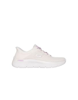 Zapatillas Skechers Go Walk Flex - Carla Mujer Off White Textile/Pu