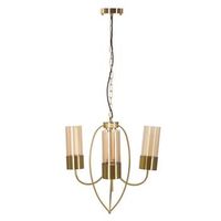 lampara de arana de metal dorado cm o 60x103