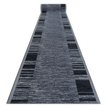 Alfombra De Pasillo Con Refuerzo De Goma  Adagio Gris 90x880 Cm