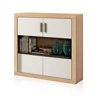 bodeguero 2 puertas 110 cm nuka cambria - blanco 110 x 110 x 346 cm