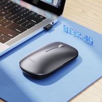 raton inalambrico hoco 24g con bluetooth de modo dual para el hogar y la oficina raton ergonomico inalambrico recargable ultra silencioso para ordenadores portatiles y pc