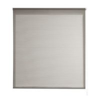 estoralis - estor enrollable translucido  rejilla 160 x 195 cm anchoalto tamano tela 157 x 190 cm  robert gris