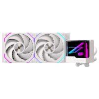 refrigeracion liquida einarex exwc-vx-1240r-w 240mm 2 ventiladores rgb espejo infinito blanco