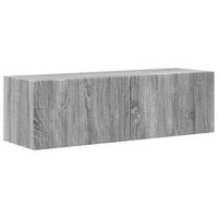 mueble de tv  mueble de salon  gabinete de tv montado en la pared gris sonoma 98 x 31 x 295 cm