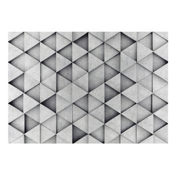 Papel Pintado 3d - Grey Triangles (400x280 Cm)