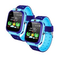 klack pack 2 relojes inteligentes gps boton sos camara hd azul control parental