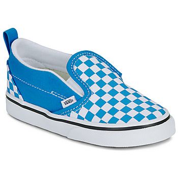 Vans Zapatos Slip-On V COLOR THEORY CHECKERBOARD Bright Azure para niño