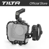 jaula tilta z9 ta-t31-b-b para camara nikon z9 con mango lateral izquierdo avanzado y placa base superior