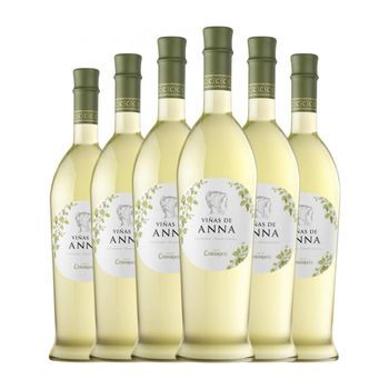 Codorníu Vino Blanco Viñas De Anna Blanc De Blancs Catalunya Crianza 75 Cl 13% Vol. (pack De 6 Unidades)