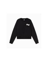 sudadera casual puma script crew fl mujer