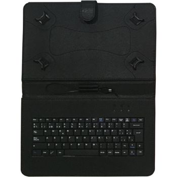 Talius CV-3006 Funda Negra con Teclado MicroUSB para Tablet hasta 10