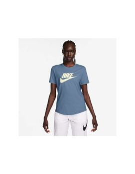 Camiseta Nike Sportswear Essentials Logo Mujer Azul