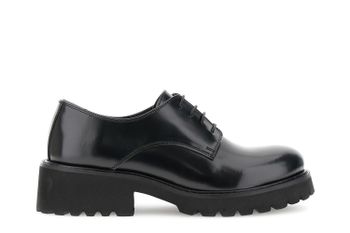 derby en piel desgastada black 38