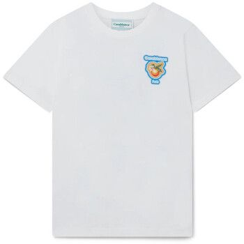 Casablanca Camiseta T-SHIRT RADIATING ORANGE WHITE para hombre