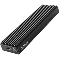 caja pc orico m2 nvme aluminio negro ssd hdd usb-c con smart stay