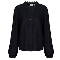 vila blusa vigrace v-neck ls lace para mujer