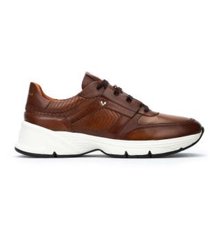Martinelli para hombre. C001-2966L Zapatillas de Piel Norwich marrón (43), Plano, Cordones, Casual
