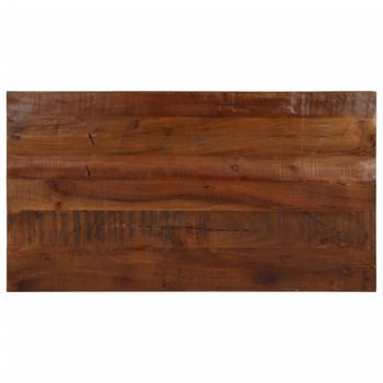Tablero Mesa Rectangular Madera Maciza Reciclada 120x70x2,5 Cm Vidaxl