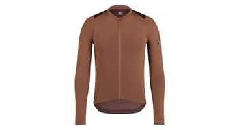 Rapha pro team camiseta de manga larga ligera marron