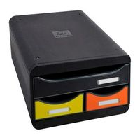 set de cajones para escritorio harlequin con 3 cajones exacompta