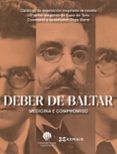 deber de baltar: medicina e compromiso