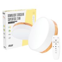 plafon led 24w 2493lm mando a distancia intensidad-cct 10000h