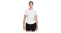 camiseta de manga corta nike tempo swoosh run white  mujer