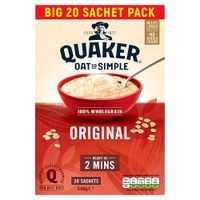 quaker oat so simple original 20 x 27g
