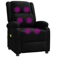 sillon orejero de masaje de tela negro cfw998145