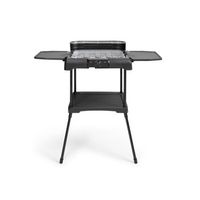 livoo barbacoa electrica negra de 2200 w con patas - dom507