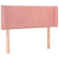cabecero de terciopelo rosa 103x16x7888 cm vidaxl