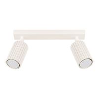 lampara de techo beige aluminio alt 30 cm