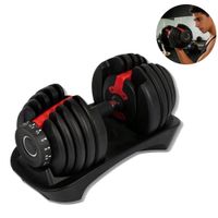 mancuernas ajustables de 24kg48kg con base mini set 12 en 1 que ahorra espacio un kit de entrenamiento en casa adecuado tanto para hombres como para mujeres