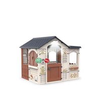 casa play garden con luz y sonido ventanas abatiblesbuzon de cartas y una gatera para mascotas122x103x104 cm